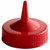 Vollrath 4913-02 Red Wide Mouth Squeeze Bottle Replacement Cap