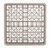 Vollrath TR9 19.75" W x 4" H (49) 2 7/16" Square Compartment Size Open Bottom and Sidewall Traex Full Size Glass / Stemware Rack
