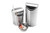 Vollrath 59781 66 Oz. 4.5" Top Diameter 9" H Stainless Steel Mini Waste Can with Swing Top