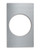 Vollrath 8242614 21.13" W x 12.75" D 1 Hole Round Stainless Steel Miramar Single Size Template for Miramar Cookware