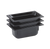 Vollrath 9044420 4" Deep High-Temp Black Resin Super Pan 1/4 GN Food Pan
