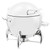 Vollrath T3633 11 Qt. Round Stainless Steel D-Lux Soup Chafer