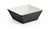 Vollrath V2220320 3 3/16 Qt. Black Large Square Melamine Bowl