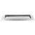 Vollrath 82094 Heavy Duty 18/8 Stainless Steel Satin Finish Rim Medium Rectangular Serving Tray