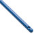 Vollrath 4689830 12" L Solid High Temp Nylon-Blue One-Piece Construction Prep Spoon