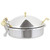 Vollrath 46121 6 Qt. Round Stainless Steel Induction Ready Intrigue Solid Top Induction Chafer