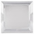 Vollrath 82092 Heavy Duty 18/8 Stainless Steel Contemporary Geometric Styling Sating Finish Rim Large Square Serving Tray