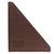 Vollrath 4830-01 5-5/8"L x 9"H x 7-3/4"W (2) Tier Brown with Three Clips Plastic Self-Serve System Stand