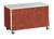 Vollrath 36123 74" W x 28" D x 30" H 16/300 Series Stainless Steel Top with 1" Turndown on All Sides Enclosed Base 4-Series Signature Server Utility Serving Counter