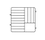 Vollrath PM1211-4 12 Plate Co-Polymer Plastic Open Profile Plate Crate Dishwasher Rack