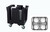 Vollrath SAC-4C-06 32 3/4" W x 27 1/2" D x 30 1/2" H 4 Stacks Plastic Black Traex Adjustable Dish Caddy