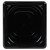 Vollrath 8066420 6" Deep Low-Temp Polycarbonate Black Plastic Super Pan 1/6 GN Food Pan