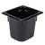 Vollrath 8066420 6" Deep Low-Temp Polycarbonate Black Plastic Super Pan 1/6 GN Food Pan