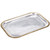 Vollrath 47266 Rectangular Chrome Plated Odyssey Serving Tray