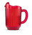 Vollrath 6010-22 60 Oz. Red Polycarbonate Tuffex I Deluxe Three-Lipped Pitcher