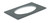 Vollrath 8241310 21.13" W x 12.75" D Plastic Half Oval Night Sky Miramar Template