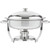 Vollrath 46502 6 Qt. Round Stainless Steel Lift-Off Cover Canned Heat Orion Chafer