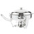 Vollrath 46502 6 Qt. Round Stainless Steel Lift-Off Cover Canned Heat Orion Chafer