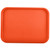 Vollrath 86114 12" x 16" Orange Rectangular Polypropylene Fast Food Tray