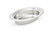 Vollrath 8231320 6.4 Quart 4" Deep Oval Stainless 1.5mm Thickness "Rings" Embossing On Rim Mirror Finish Miramar Decorative Food Pan