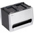 Vollrath 6516-06 6-3/16"D x 4"W x 5-7/8"H Black Chrome Plated Face (2) Sided Dispensing Table Type Napkin Dispenser