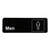 Vollrath 4515 3" x 9" White on Black Men Sign