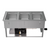 Vollrath FC-4CSP-04120-N 6-5/8" Deep Well (4) Pan Refrigerated 3" Recessed Shoulder 18/8 Stainless Steel Polyurethane Foam Insulated NSF7 Short Sided Cold Drop-In