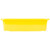Vollrath 1511-C08 20" W x 15" D x 5" Deep Yellow Plastic Perforated Traex Color Mate Drain Box