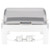Vollrath 46084 9 Qt. Rectangular Stainless Steel Roll Top Vented Dome Cover Only for New York New York Oblong