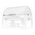 Vollrath 46084 9 Qt. Rectangular Stainless Steel Roll Top Vented Dome Cover Only for New York New York Oblong
