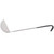 Vollrath 4980820 8 Oz. 18/8 Stainless Steel 11 Ga. 12 5/8" Grooved Hooked Black Kool-Touch Handle with Satin Finish Ladle
