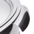 Vollrath 49521 4.7 Qt. Round Stainless Steel Lift-Off Cover Canned Maximillian Steel Chafer