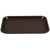 Vollrath 86101 10" x 14" Brown Rectangular Polypropylene Fast Food Tray
