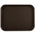 Vollrath 86101 10" x 14" Brown Rectangular Polypropylene Fast Food Tray