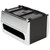 Vollrath 6515-06 6"D x 8"W x 5"H Black Chrome Plated Face (2) Sided Dispensing Table Type Napkin Dispenser