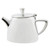 Vollrath 46207 3" H 12 Oz. 18/8 Stainless Steel Triangular Body Design Triennium Tea Pot with Lid