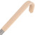 Vollrath 4980335 3 Oz. 18/8 Stainless Steel 14 Ga. 12 5/8 Grooved Hooked Ivory Kool-Touch Ladle