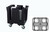 Vollrath SAC-4A-06 3/4" W x 27 1/2" D x 30 1/2" H 4 Stacks Plastic Black Traex Adjustable Dish Caddy