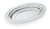 Vollrath 8231420 3 Quart 2" Deep Oval Stainless 1.2mm Thickness "Rings" Embossing On Rim Mirror Finish Miramar Decorative Food Pan