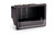 Vollrath MN-1 6" H x 7 1/8" W x 6 1/4" D Black for Folded Napkin Size 3 1/2" x 6 1/2" ModuServ Small Napkin Dispenser