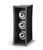 Vollrath FMDL-3V 6.75" W x 13.25" D x 18.5" H Black Plastic (3) Stack Dome Lids Vertical Count Flush Mount Lid Holder