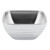 Vollrath 4763750 262.4 Oz. Classic Pearl White Square Stainless Steel Double Wall Insulated Serving Bowl