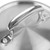 Vollrath 49427 5.88" Dia. Satin Finish Interior & Exterior with Mirror Finish Handle Miramar Low Dome Cover