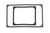 Vollrath N-0002G 12-3/8" L x 10-1/8" W x 5/8" H Gray Polyfilm High-Temp Silicone Pan Band for Half Size Steam Table
