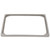 Vollrath N-0002G 12-3/8" L x 10-1/8" W x 5/8" H Gray Polyfilm High-Temp Silicone Pan Band for Half Size Steam Table