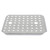 Vollrath 21110 4.53" W x 0.43" H x 10.54" D 2/3 Size 3/8" Drain Holes Stainless Steel Super Pan V False Bottom
