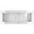 Vollrath 36654 2-Pan Stainless Steel Non-Refrigerated Short Sided Cold Drop-In