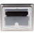 Vollrath 6525-13 9 1/2" L x 19 1/2" H 500 Napkin Capacity Horizontal Slot Stainless Steel Housing Napkin Dispenser