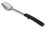 Vollrath 46949 13 3/4" L 18/8 Stainless Steel with Black Grip N Serv Handle 3-Sided Perforated Serving Spoon