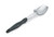 Vollrath 64138 Heavy Gauge 18/8 Stainless Steel Equipped with All-Natural Antimicrobial 3-Sided Perforated Ergo Grip Heavy Duty Spoon